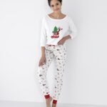 Pižama Sensis Lillian 3/4 Christmas S-XL