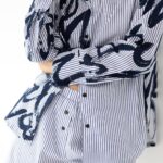 Pižama Sensis Hallie trumpomis rankovėmis S-XL sagstoma