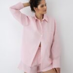 Pižama Sensis Bellina ilgomis rankovėmis S-XL sagstoma