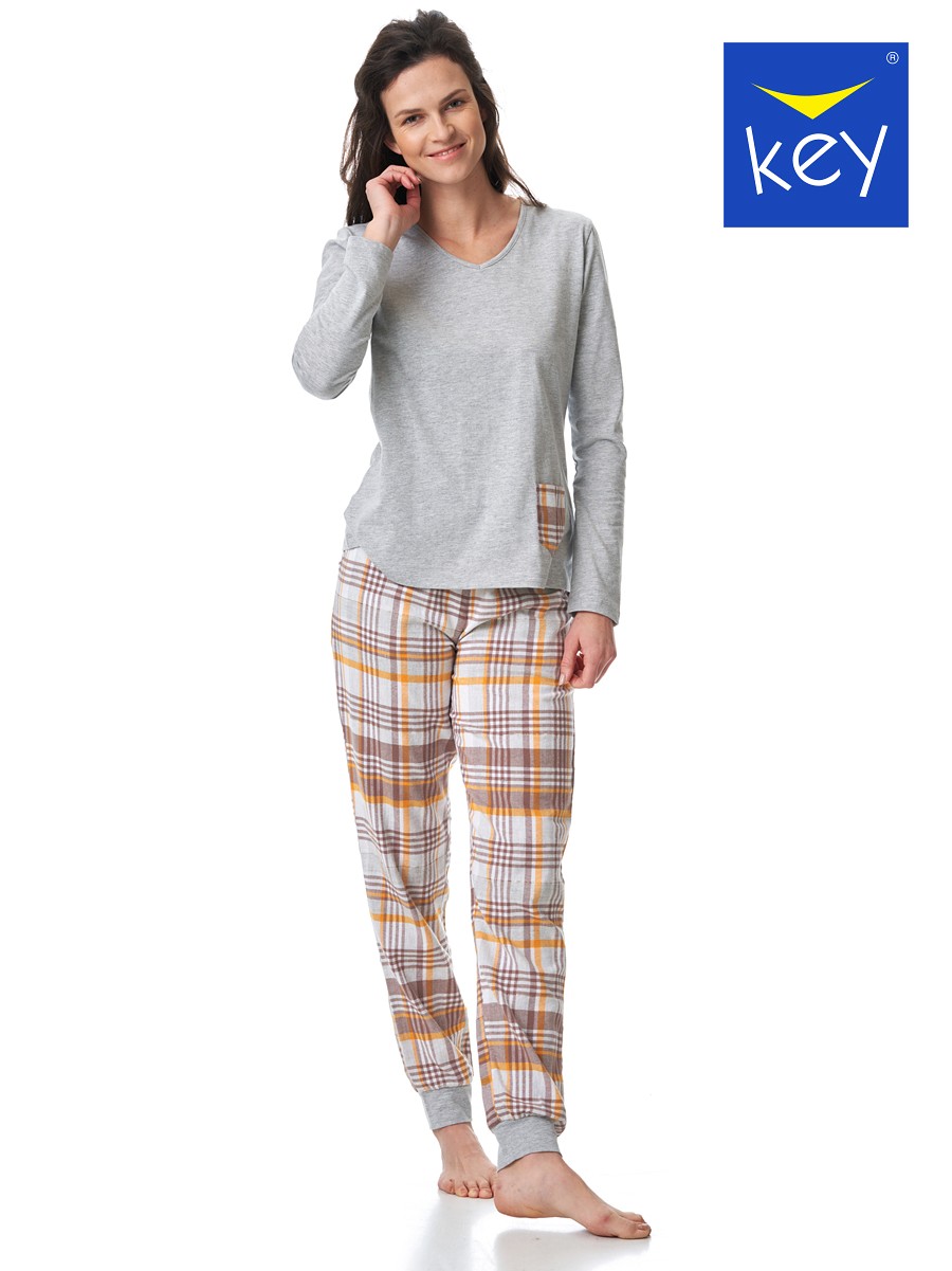 332501.jpg Pižama Key LNS 458 B23 Flanela S-XL moteriška - Image 1