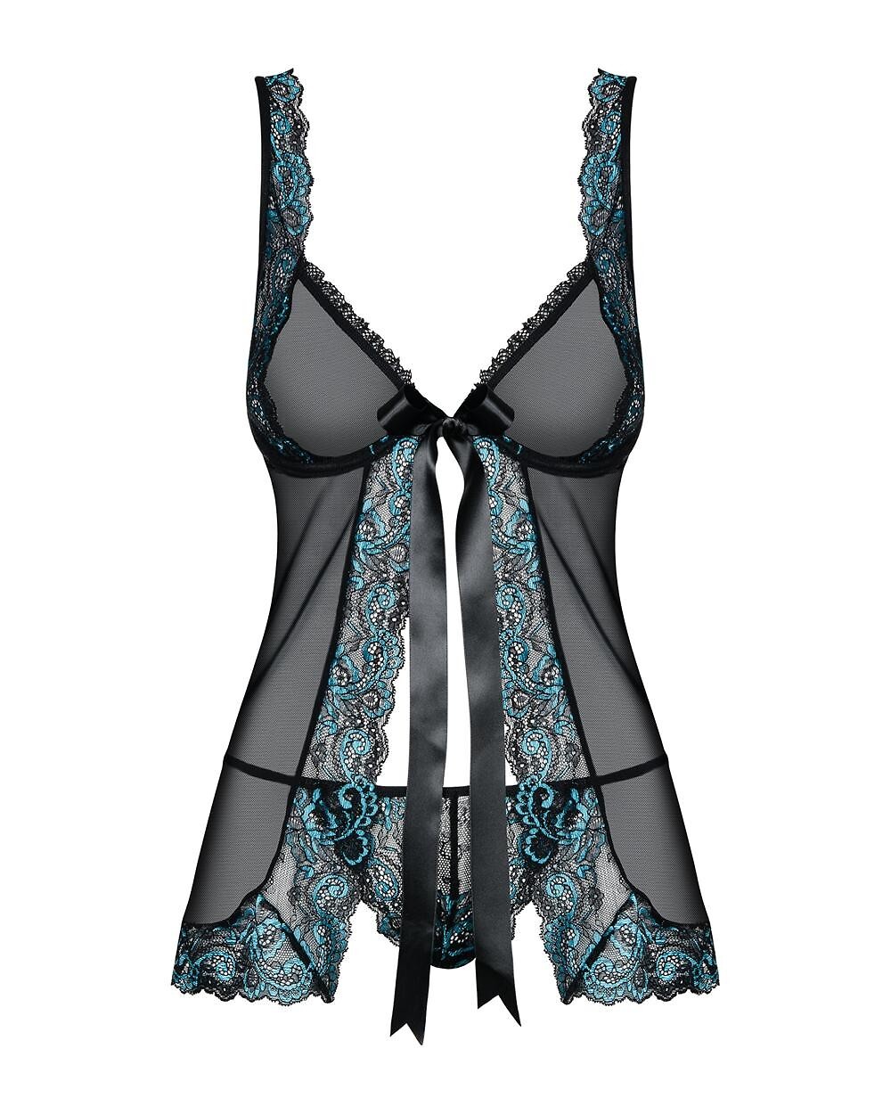 411325.jpg Komplektas Obsessive Amanta babydoll naktinukai S-XL - Image 1