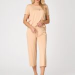 Pižama Key LNS 771 A26 trumpomis rankovėmis modalas S-XL