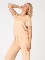 Pižama Key LNS 771 A26 trumpomis rankovėmis modalas 2XL-3XL - Image 3