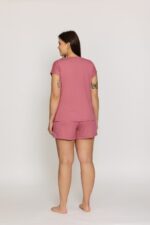 Pižamos šortai Mefemi Mix&Match Mila PDI1 vienspalviai S-2XL - Image 7