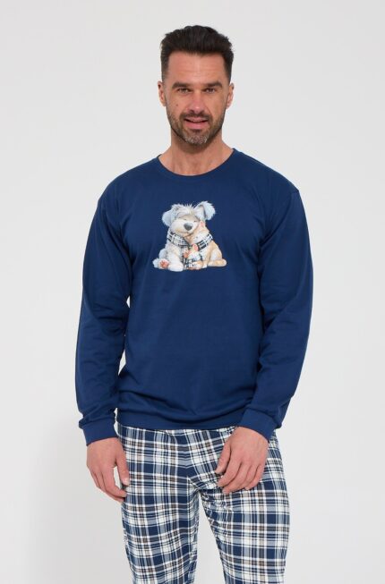 Pižama Cornette 115/322 Home Friends ilgos rankovės S-2XL