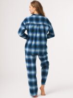 Pižama Key LNS 465 B26 ilgomis rankovėmis 2XL-3XL sagstoma - Image 2