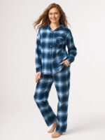 Pižama Key LNS 465 B26 ilgomis rankovėmis 2XL-3XL sagstoma