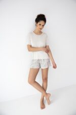 Pižama Sensis Dahlia trumpomis rankovėmis XS-2XL - Image 4