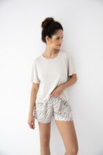 Pižama Sensis Dahlia trumpomis rankovėmis XS-2XL - Image 5